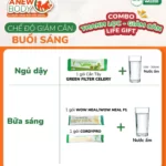 Chế độ Giảm Cân Buổi Sáng Với Combo Thanh Lọc Giảm Cân Life Gift - 9Mart.vn
