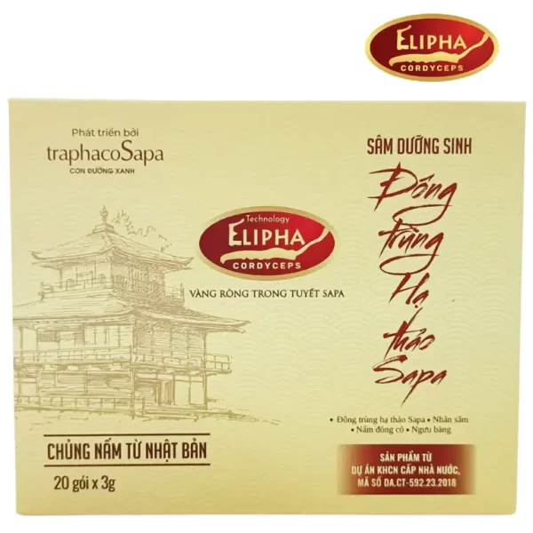Sâm Dưỡng Sinh Đông Trùng Hạ Thảo Sapa Elipha chính hãng giá tốt - Traphaco Sapa - Vitafood - 9Mart.vn