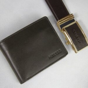 Set Ví Dây lưng da bò Venus2 & Luxmo HAVIAS Nâu 9Mart.vn