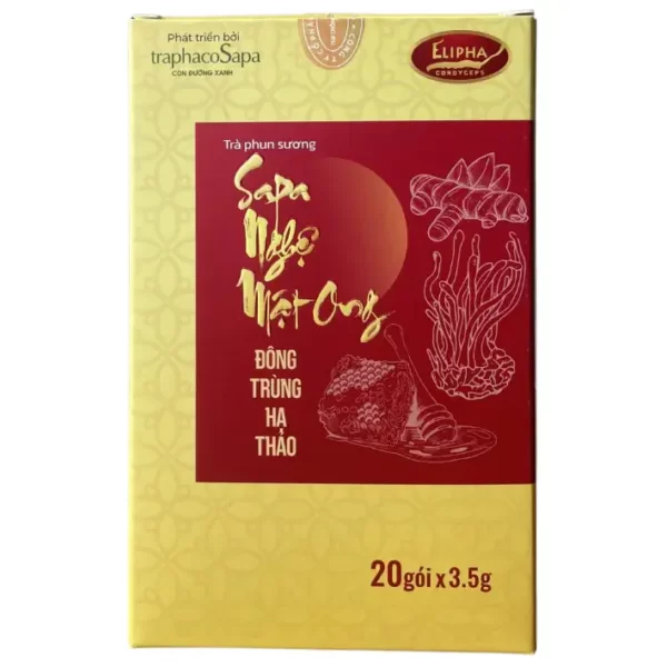 Trà phun sương Sapa Nghệ Mật ong Đông trùng hạ thảo Elipha chính hãng giá tốt - 9Mart.vn