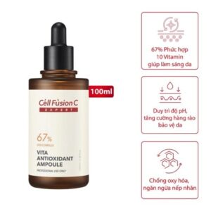 Ampoule Dưỡng Trắng và Ngăn Ngừa Lão Hóa – Cell Fusion C Expert Vita Antioxidant Ampoule 100ml - 9Mart.vn