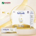 Sữa dinh dưỡng PaPamilk Gold chứa Tổ Yến + sữa non (3 in 1) - sữa hỗ trợ loãng xương và giúp hồi phục – Hộp 24 gói x 32gr - 9Mart.vn