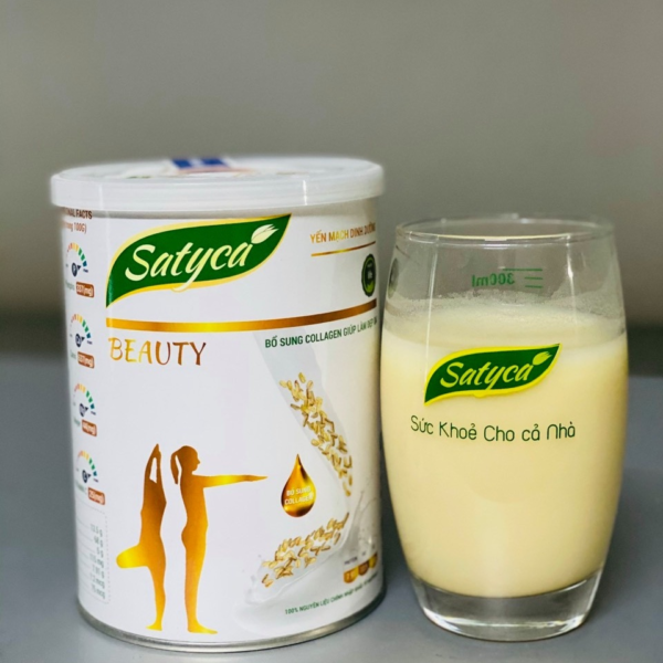 Sữa yến mạch dinh dưỡng Satyca Beauty dành cho phụ nữ, cân bằng nội tiết tố - 9Mart.vn