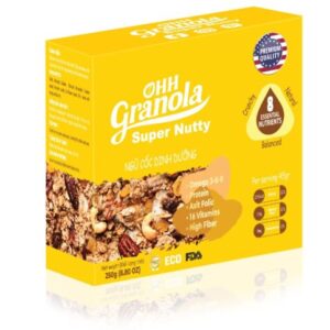 Ngũ Cốc Dòng Super Nutty hạt siêu dinh dưỡng 250g - OHH Granola