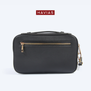 Túi Clutch ngang, 2 khóa, da bò Swing Golf HAVIAS® Nam