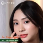 Ảnh Mẫu Son Dưỡng Saffron Màu S03 Crystal Red đỏ Pha Lê – Son Dưỡng Môi Nghệ Tây C'choi - Punar - 9Mart.vn