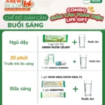 Chế độ Giảm Cân Buổi Sáng Với Combo Giảm Cân Toàn Diện Life Gift - 9Mart.vn