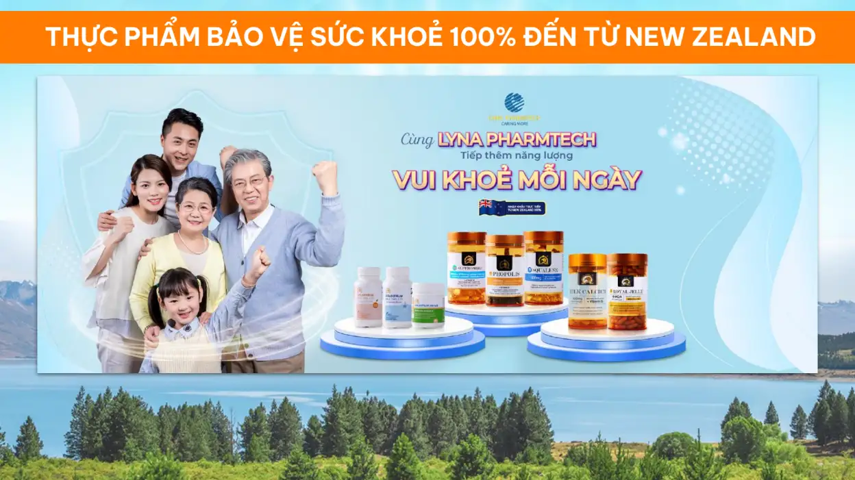 Lyna Pharmtech - Thực Phẩm Bảo Vệ Sức Khỏe 100% đến Từ New Zealand - 9mart.vn