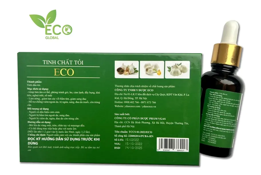 Thành phần tinh chất tỏi ECO chính hãng giá rẻ - 9mart.vn