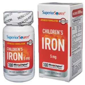 Thực phẩm bảo vệ sức khỏe CHILDREN’S IRON 5mg bổ sung sắt dành cho mẹ và bé - 9Mart.vn