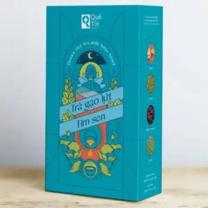 Trà Gạo Lứt Tim Sen chính hãng giá rẻ 19 gói x 20g - Quê Tôi Group - 9Mart.vn