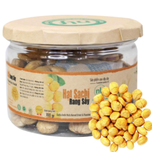Hạt sacha inchi rang sấy 100gr - Nông Lâm Food