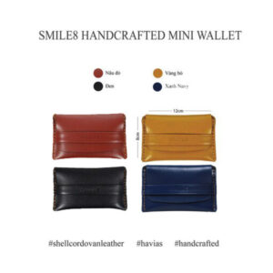 Ví da Mini Nam/ Nữ Handcrafted Smile8 HAVIAS