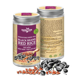 Trà mầm đậu đen, gạo lứt đỏ 500gr - Hạnh Tâm