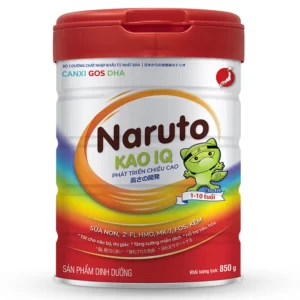 Sữa bột Naruto KAO IQ chính hãng giá tốt 850g - Phát triển chiều cao - SK Milk - 9Mart.vn