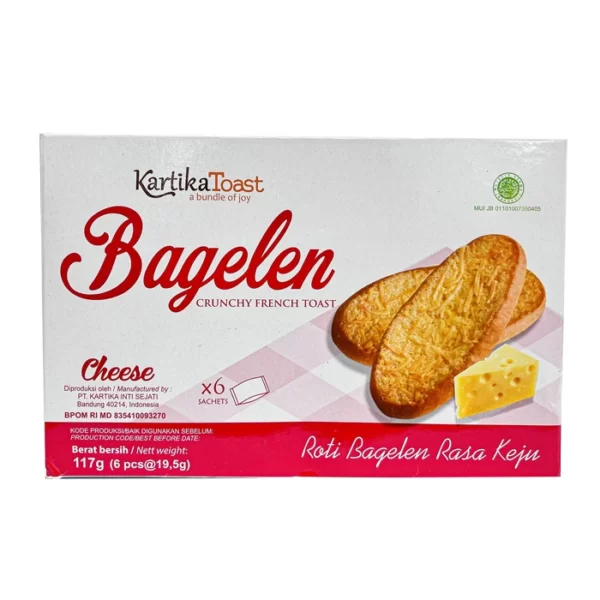 Bánh Mì Nướng Giòn Kiểu Pháp Bagelen Cheese Vị Phô Mai - Kartika Toast - 9Mart.vn