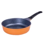 Chảo Cam Chống Dính Kuchen Vulcan Stone 24cm Thành Lửng Vuông Góc - 9Mart.vn