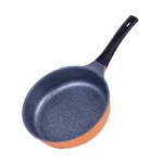 Chảo Cam Chống Dính Vulcan Stone 24cm Thành Lửng Vuông Góc - 9Mart.vn