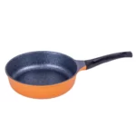 Chảo Cam Chống Dính Vulcan Stone 24cm Thành Lửng Vuông Góc Kuchen - 9Mart.vn