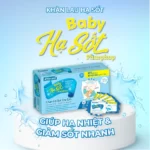 Khăn Lau Hạ Sốt Trẻ Em Baby Hạ Sốt Pharphap - Jp Natural - 9Mart.vn