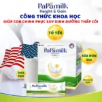 Sữa Papamilk Height And Gain Trẻ Em Chứa Tổ Yến Và Sữa Non Hộp 14 Gói - Sữa Tăng Cân Và Chiều Cao Cho Trẻ - Vkaizen - 9Mart.vn