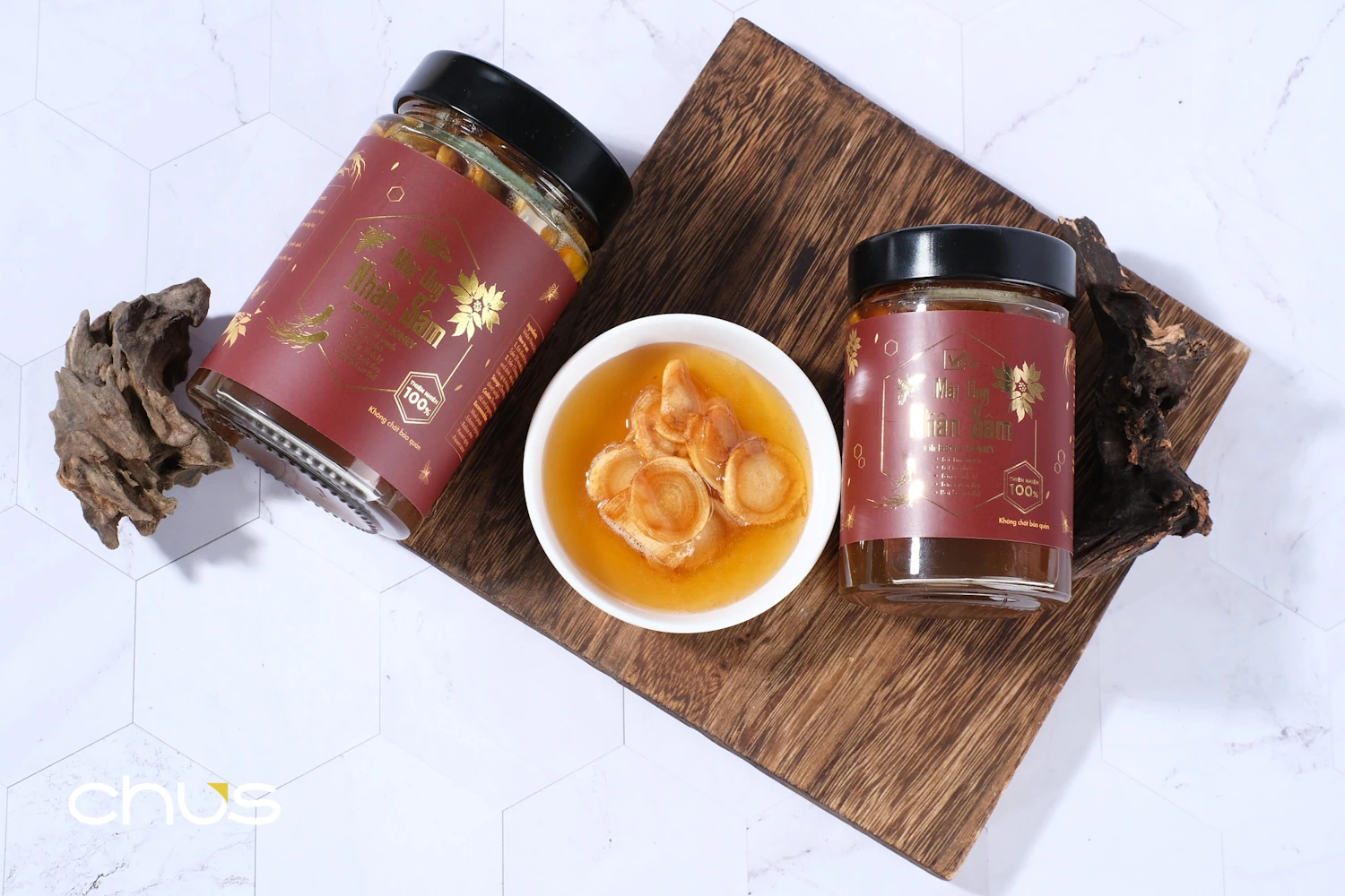 Ảnh Thực Tế Mật Ong Nhân Sâm Vitobe - 9mart.vn