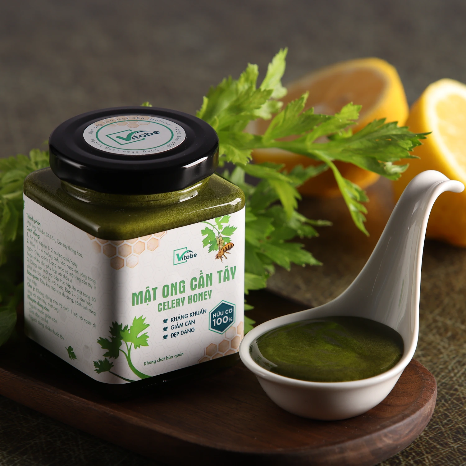 Ảnh Thực Tế Mật Ong Cần Tây Celery Honey - Mật Ong Vitobe - 9mart.vn