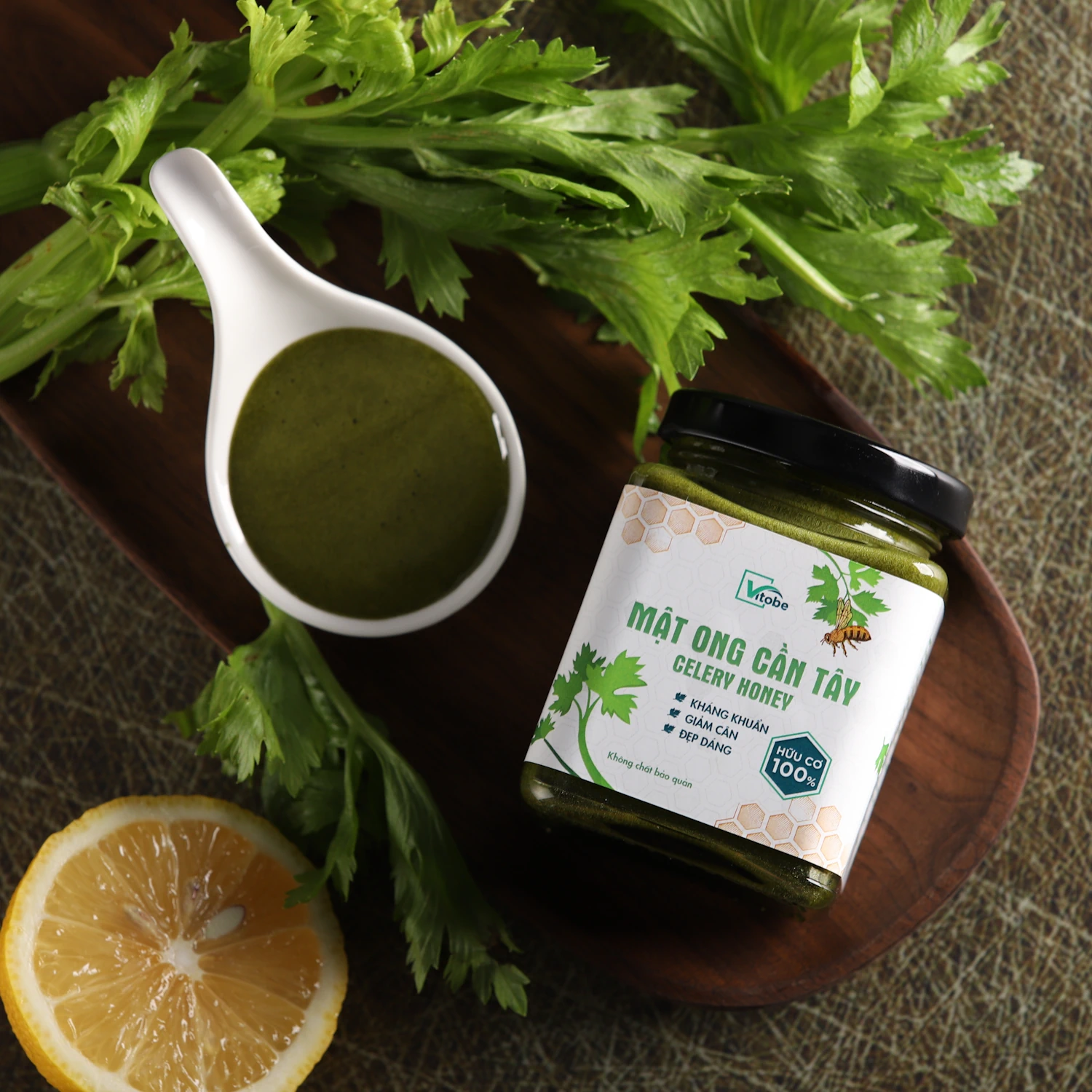 Ảnh Thực Tế Mật Ong Cần Tây Celery Honey Vitobe - 9mart.vn