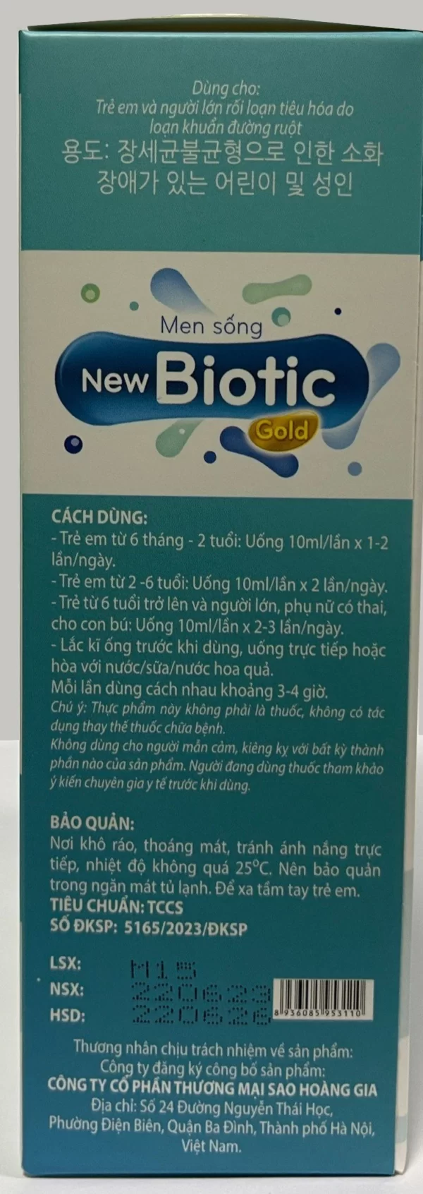 Cách Dùng Men Sống New Biotic Gold - 9Mart.vn