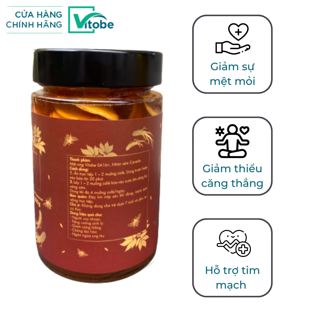 Công Dụng Mật Ong Nhân Sâm Vitobe - 9mart.vn
