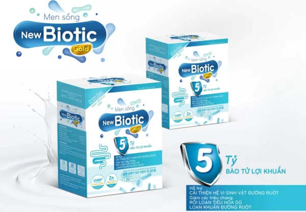 Công Dụng Men Sống New Biotic Gold - 9Mart.vn