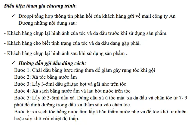 Điều Kiện Hoàn Tiền đối Với Dầu Gội Luub Q10 - 9mart.vn