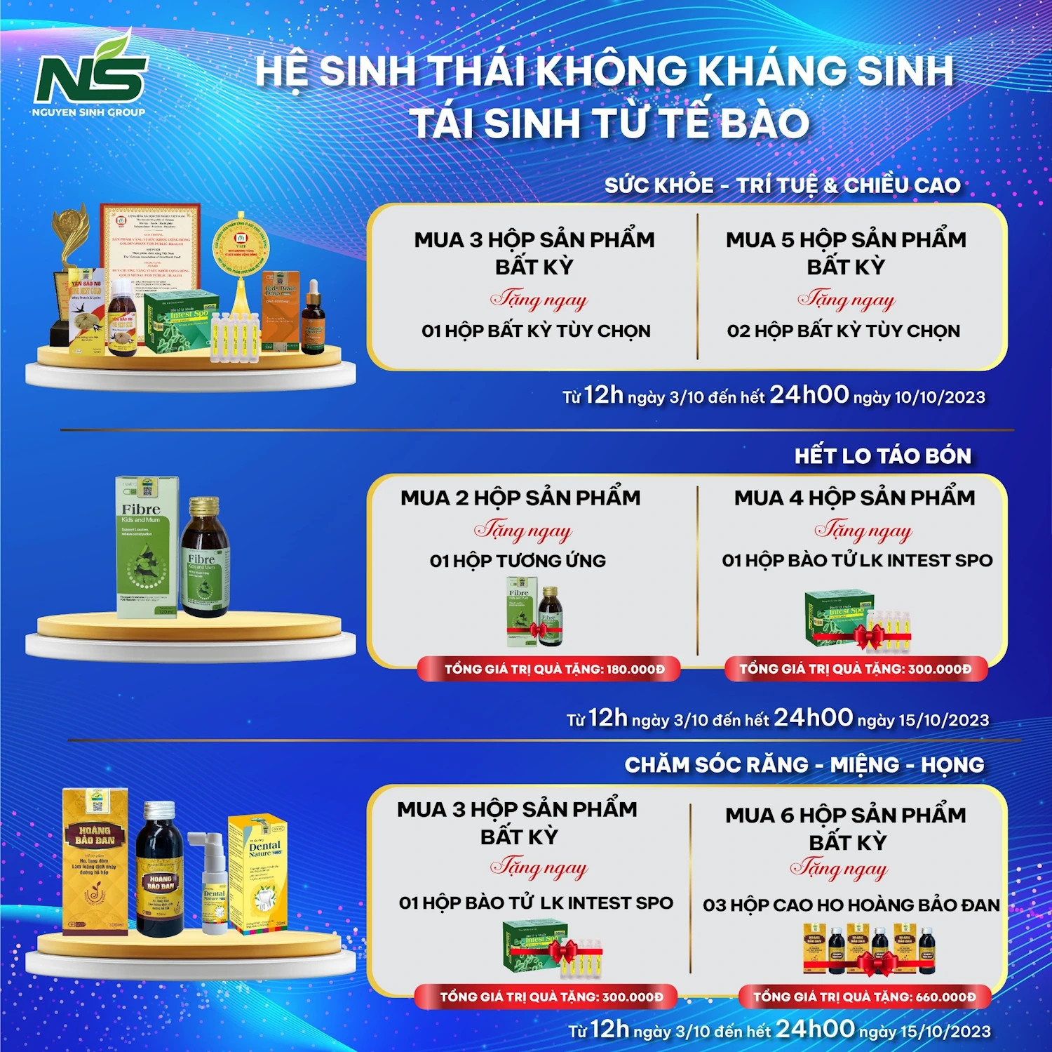 Khuyến Mãi Nguyên Sinh Group Tháng 10 - 9mart.vn