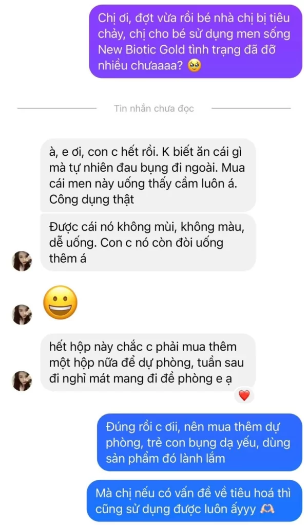 Men Sống New Biotic Gold Không Mùi Không Màu, Dễ Dùng Cho Cả Trẻ Em - 9Mart.vn