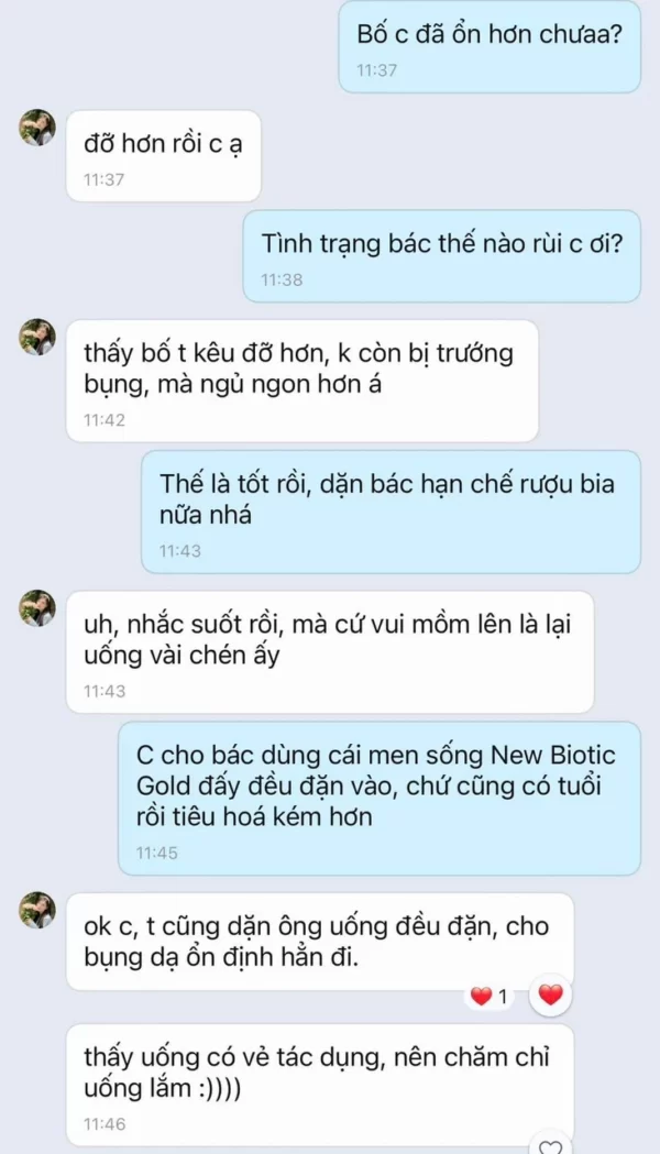 Men Sống New Biotic Gold ổn định Bụng Dạ Người Lớn Tuổi, Hay Bị Trướng Bụng, Hay Nhậu - 9Mart.vn