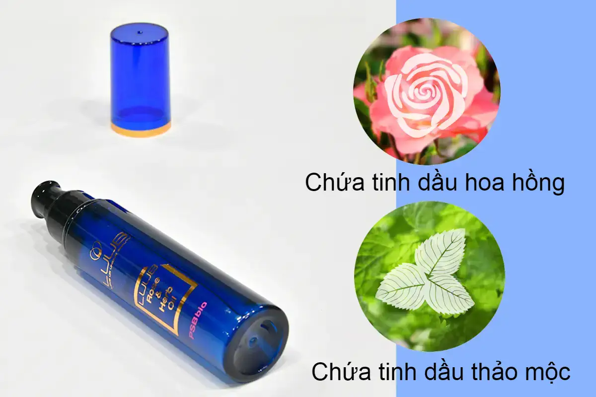 Psbbio Luub Rose & Herb Oill Chứa Tinh Dầu Hoa Hồng Và Tinh Dầu Thảo Mộc - 9mart.vn Psbbio Luub Rose & Herb Oill Chứa Tinh Dầu Hoa Hồng Và Tinh Dầu Thảo Mộc - 9Mart.vn