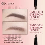 2 Màu Chì Kẻ Mày C'choi - Smooth Eyebrow Pencil - Punar - 9Mart.vn
