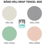 Bảng Màu Ga Trải Giường Drap Tencel 60s - Tân Phát - 9Mart.vn