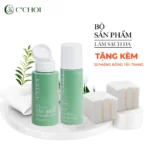 Bộ Sản Phẩm Làm Sạch Da C’choi - Tặng Kèm 30 Miếng Bông Tẩy Trang - Punar - 9Mart.vn