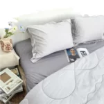 Ga Trải Giường Drap Tencel 60s Màu Xám - Tân Phát - 9Mart.vn