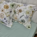 Ga Trải Giường Drap Tencel 60s Màu Xanh - Tân Phát - 9Mart.vn