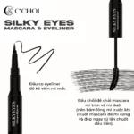 Gel Chuốt Mi Và Kẻ Mắt Tự Nhiên C'choi 2 đầu Cọ - Silky Eyes - Mascara & Eyeliner - Punar - 9Mart.vn