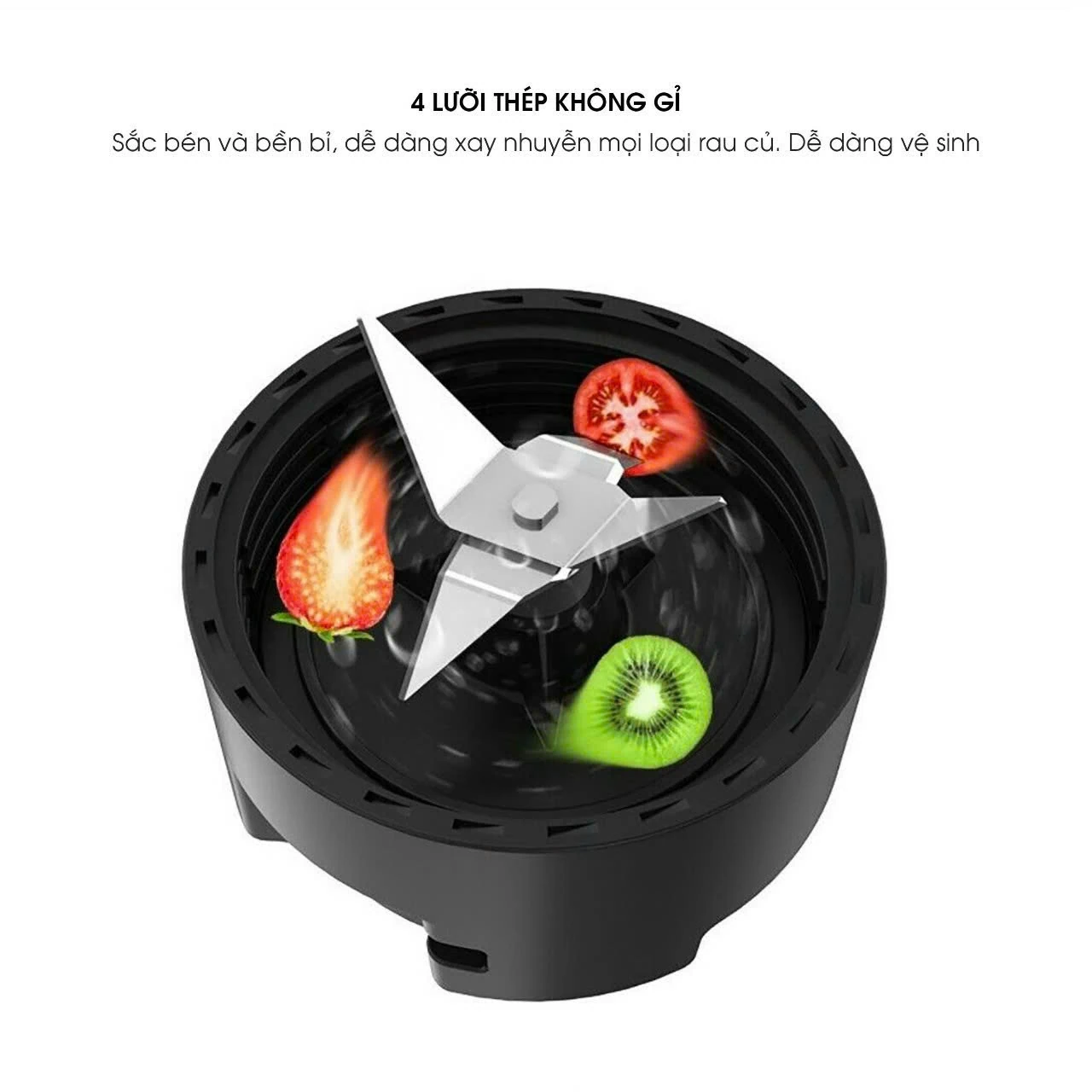 Lưới Thép Không Gỉ Máy Xay Sinh Tố Mini Kuchen Ku Mb1212 - 9mart.vn