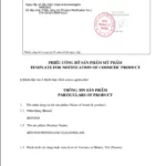 Phiếu Công Bố Beyond Phytoganic Cleansing Oil - 9Mart.vn