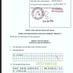 Phiếu Công Bố Sản Phẩm Son Kem Khoáng C’choi - Mineral Lip Cream - Punar - 9Mart.vn