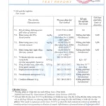 Phiếu Kết Quả Thử Nghiệm Kem Lót Trang điểm C'choi - Q10 Glow Primer - Punar - 9Mart.vn