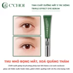 Tinh Chất Dưỡng Mắt 3 Tác động C’choi - Triple Effect Eye Serum - Chiết Xuất Gừng Từ Phương Pháp Bọt Khí Nano Của Axit Cacbonic - Punar - 9Mart.vn