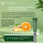 Tinh Chất Dưỡng Mắt 3 Tác động C’choi - Triple Effect Eye Serum - Chiết Xuất Gừng Và Dẫn Xuất Vitamin C Hiệu Suất Cao - Punar - 9Mart.vn