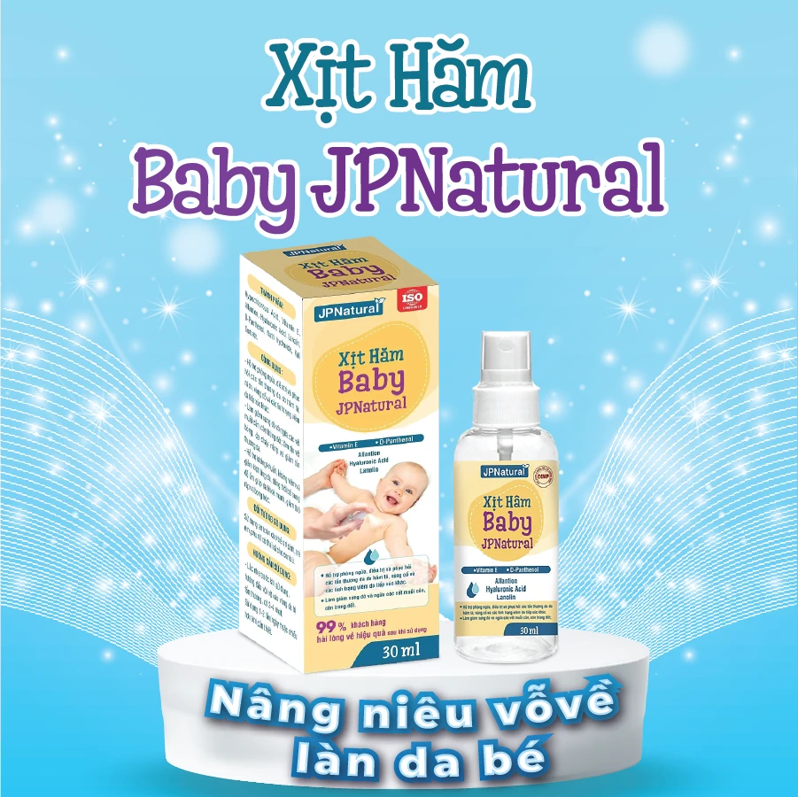Xịt Hăm Baby Jpnatural - Nâng Niu Vỗ Về Làn Da Bé - 9mart.vn