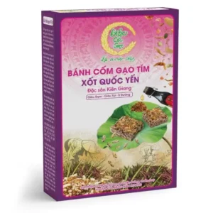 Bánh Cốm Gạo Tím Xốt Quốc Yến đặc Sản St Bibo - Đặc Sản Kiên Giang - 9Mart.vn